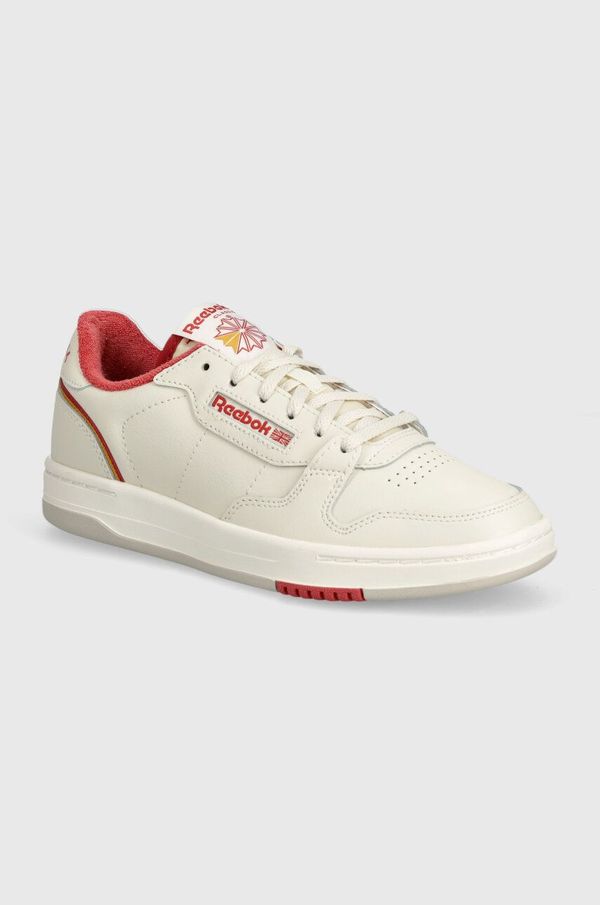 Reebok Classic Usnjene superge Reebok Classic Phase Court bež barva, 100201958