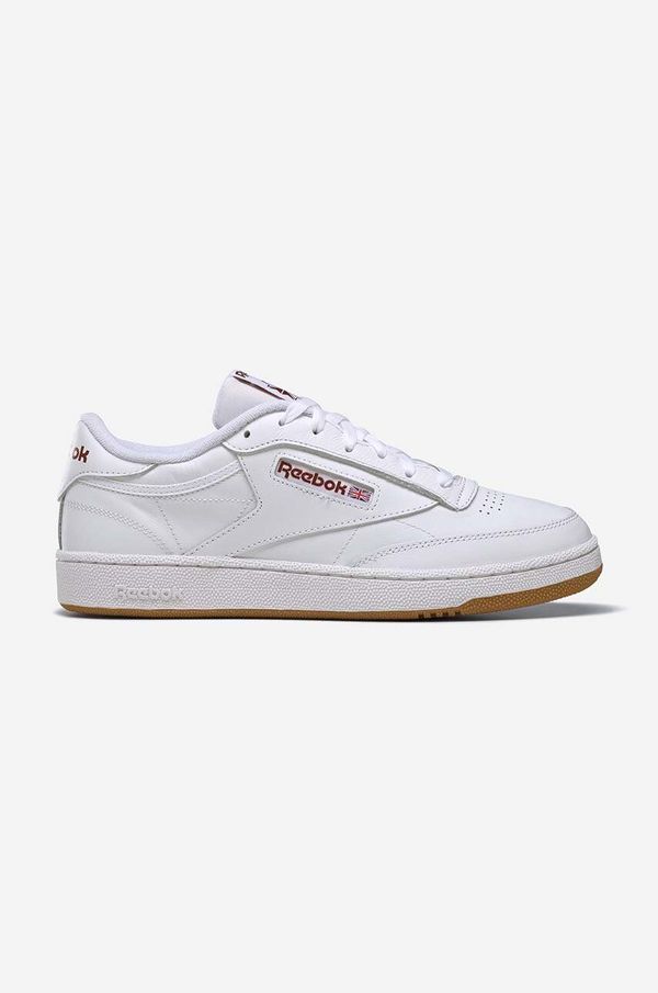 Reebok Classic Usnjene superge Reebok Classic Reebok Club C 85 IE1873 bela barva