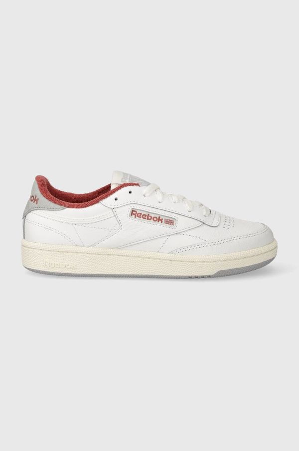 Reebok Usnjene superge Reebok Club C 85 bela barva