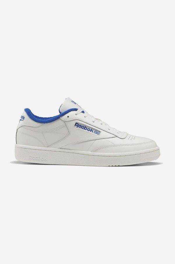 Reebok Usnjene superge Reebok Club C 85 IE9388 bela barva