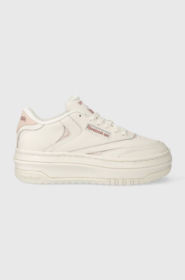 Reebok Usnjene superge Reebok Club C Extra bež barva