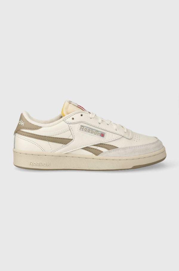 Reebok Usnjene superge Reebok Club C Revenge bež barva