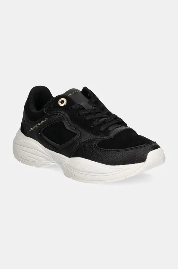 Tommy Hilfiger Usnjene superge Tommy Hilfiger CHUNKY RUNNER