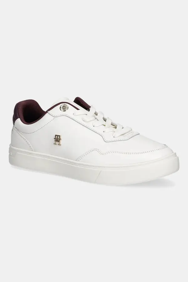 Tommy Hilfiger Usnjene superge Tommy Hilfiger ESSENTIAL ELEVATED COURT SNEAKER