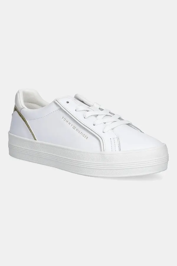 Tommy Hilfiger Usnjene superge Tommy Hilfiger ESSENTIAL VULC SNEAKER