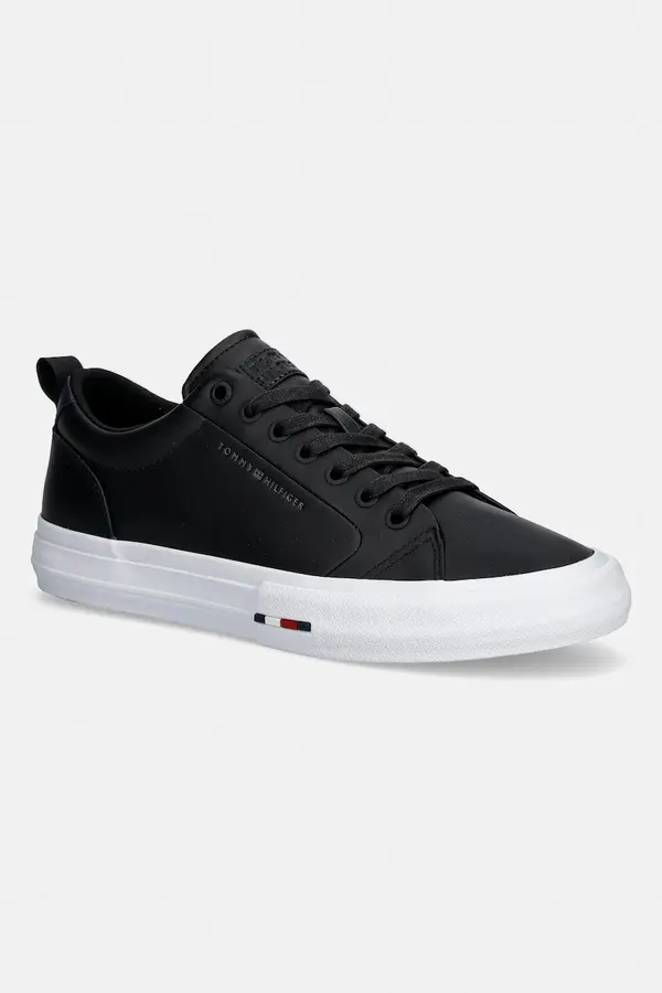 Tommy Hilfiger Usnjene superge Tommy Hilfiger HARLEM STREET LTH