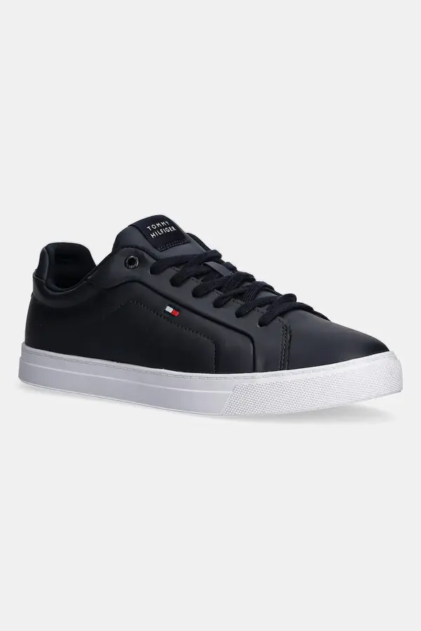Tommy Hilfiger Usnjene superge Tommy Hilfiger ICON COURT LTH FLAG ESS
