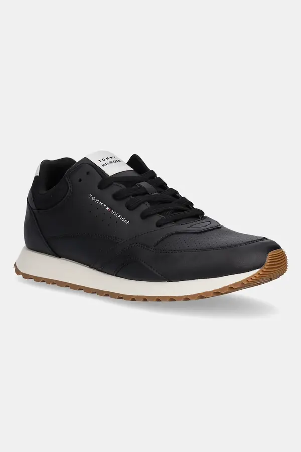 Tommy Hilfiger Usnjene superge Tommy Hilfiger NEW RUNNER EVA LTH ESS