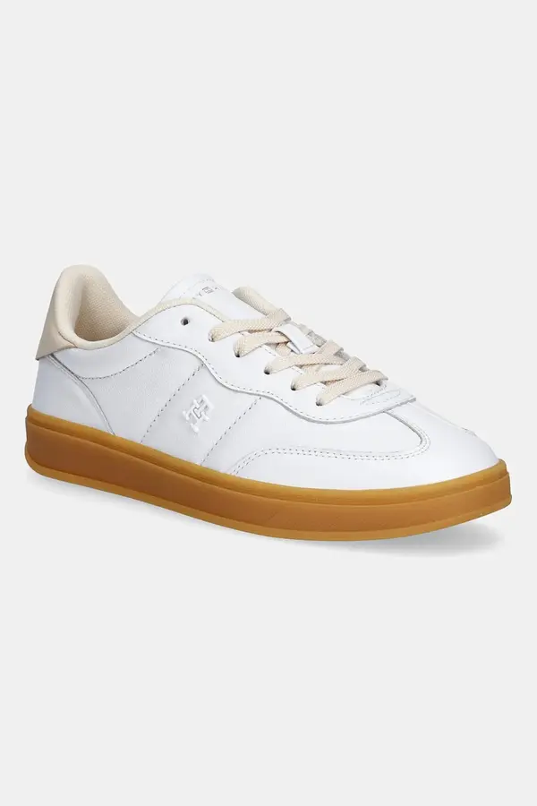 Tommy Hilfiger Usnjene superge Tommy Hilfiger TH PREMIUM HERITAGE SNEAKER
