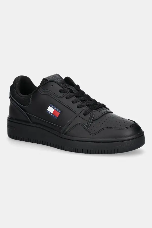 Tommy Jeans Usnjene superge Tommy Jeans TJM RETRO BASKET