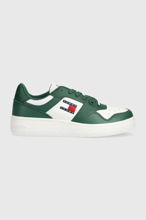 Tommy Jeans Usnjene superge Tommy Jeans TJM RETRO BASKET ESS