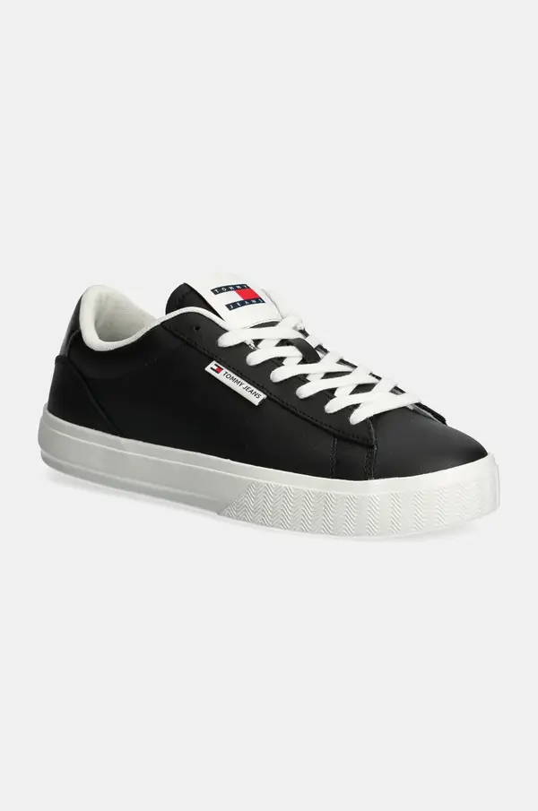 Tommy Jeans Usnjene superge Tommy Jeans TJW CUPSOLE SNEAKER METALLIC