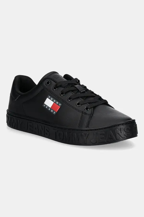 Tommy Jeans Usnjene superge Tommy Jeans TJW LOGO SNEAKER ESS