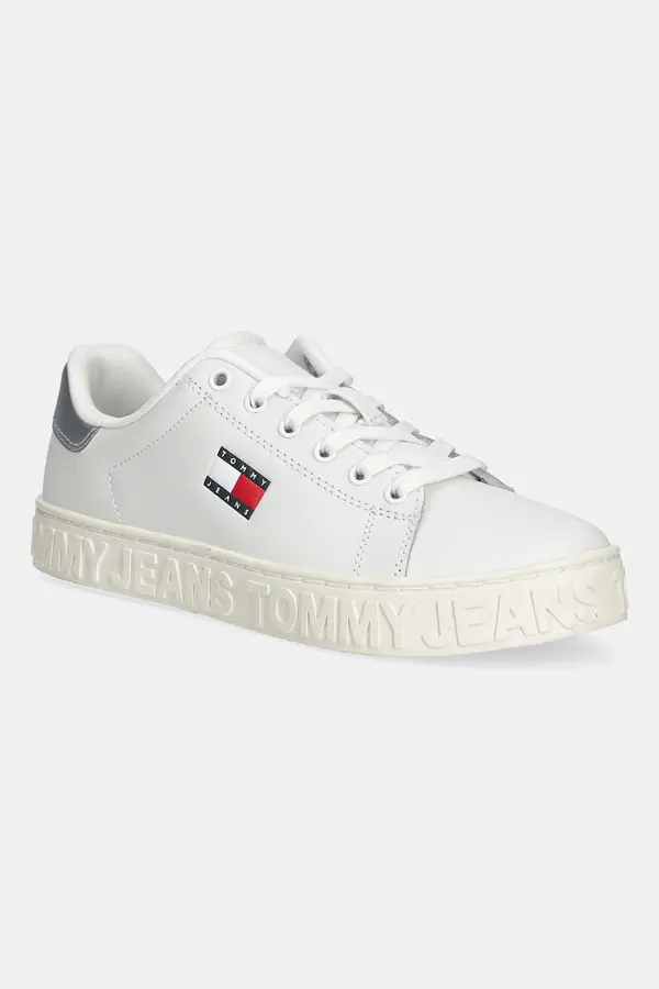 Tommy Jeans Usnjene superge Tommy Jeans TJW LOGO SNEAKER ESS