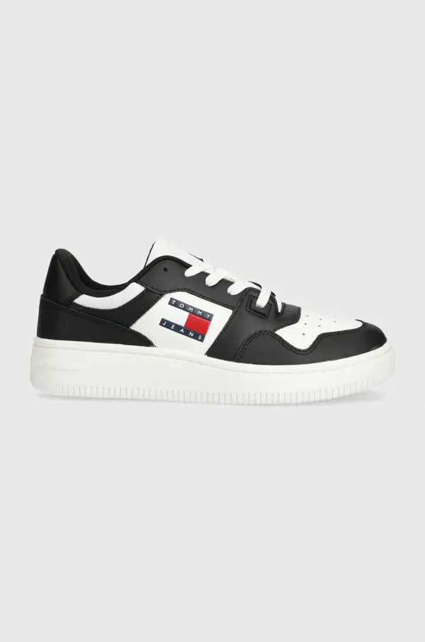 Tommy Jeans Usnjene superge Tommy Jeans TJW RETRO BASKET ESS