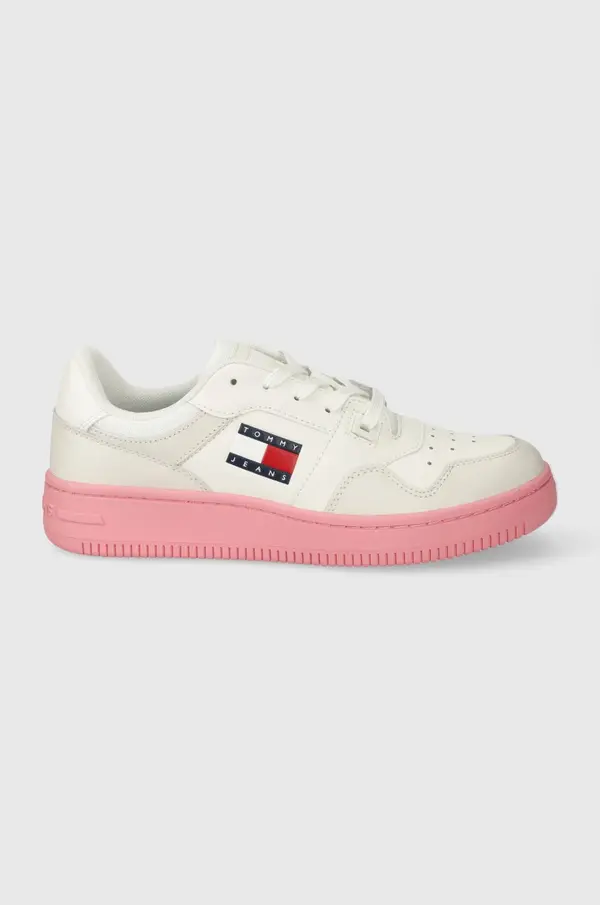 Tommy Jeans Usnjene superge Tommy Jeans TJW RETRO BASKET ESS