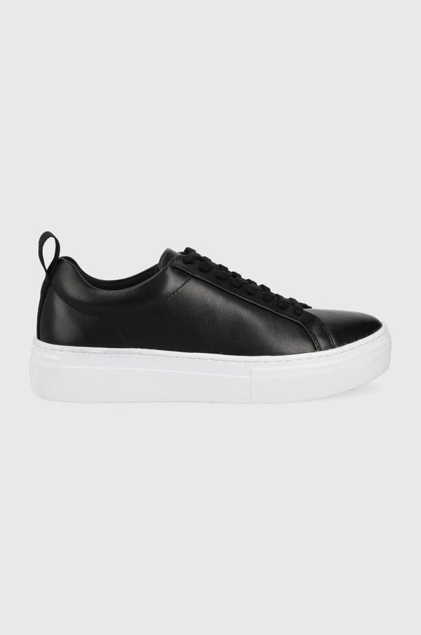 Vagabond Shoemakers Usnjene superge Vagabond Shoemakers Zoe Platform črna barva
