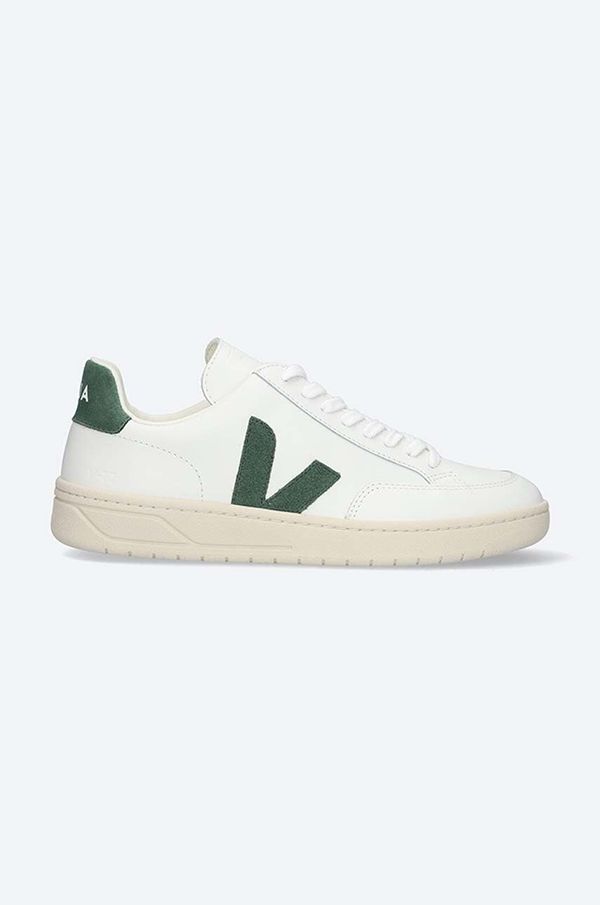 Veja Usnjene superge Veja V-12 Leather bela barva, XD022336