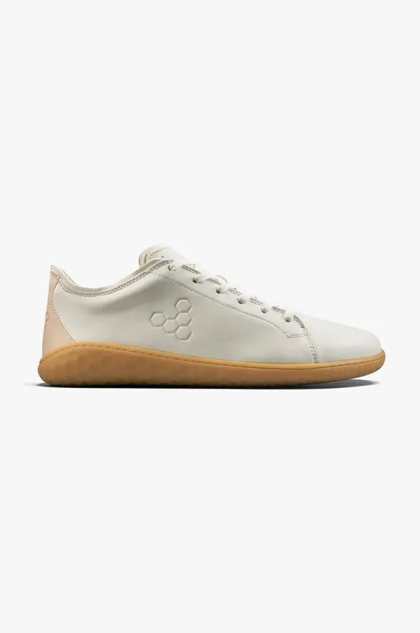 Vivobarefoot Usnjene superge Vivobarefoot GEO COURT III roza barva, 201056