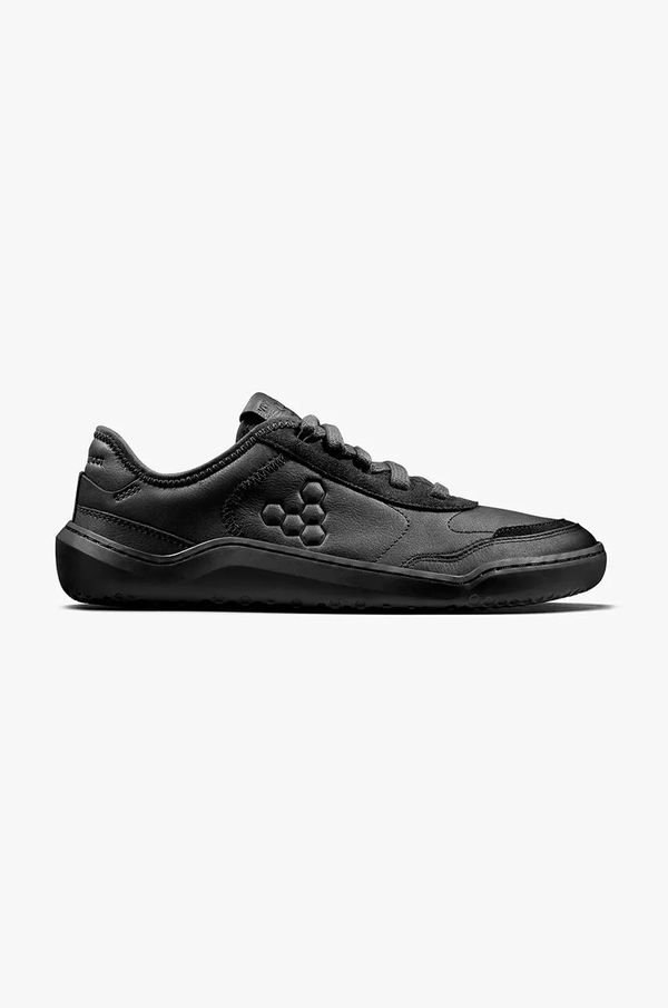 Vivobarefoot Usnjene superge Vivobarefoot GOBI črna barva, 209630