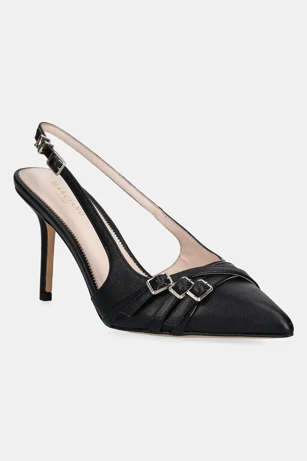 Guess Usnjene visoke pete Guess SLING BACK BUCKLE S
