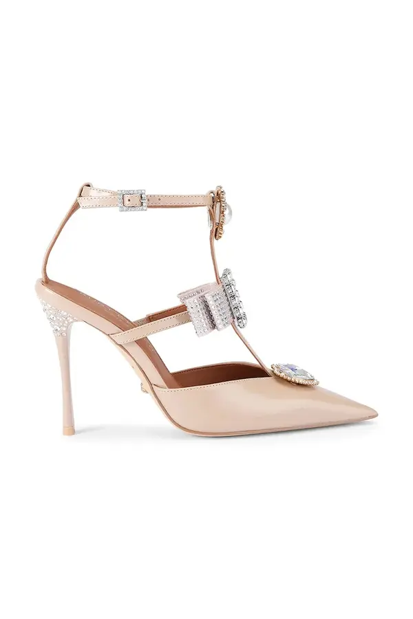 Kurt Geiger London Usnjene visoke pete Kurt Geiger London Bow Point Gladiator Court