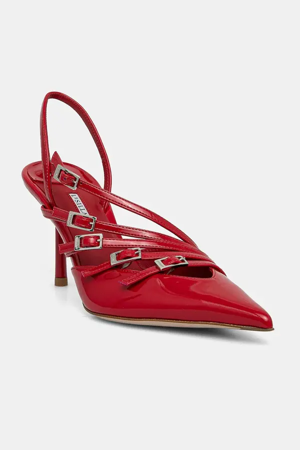 Le Silla Usnjene visoke pete Le Silla Chanel Scarlet