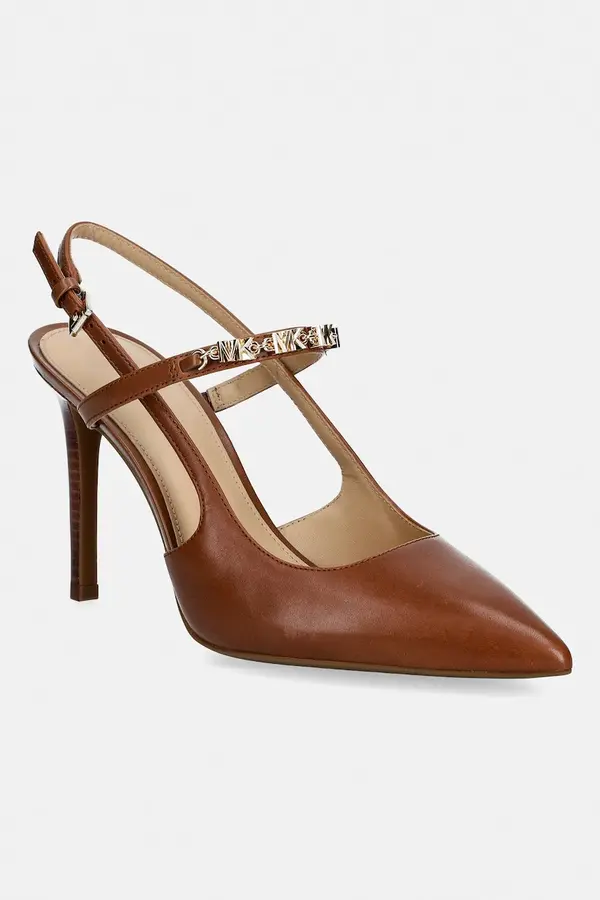 MICHAEL Michael Kors Usnjene visoke pete MICHAEL Michael Kors Dina Flex High Sling Pump