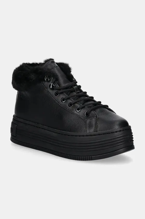Calvin Klein Jeans Usnjeni čevlji Calvin Klein Jeans BOLD PLATF LOW LACEUP MG LTH