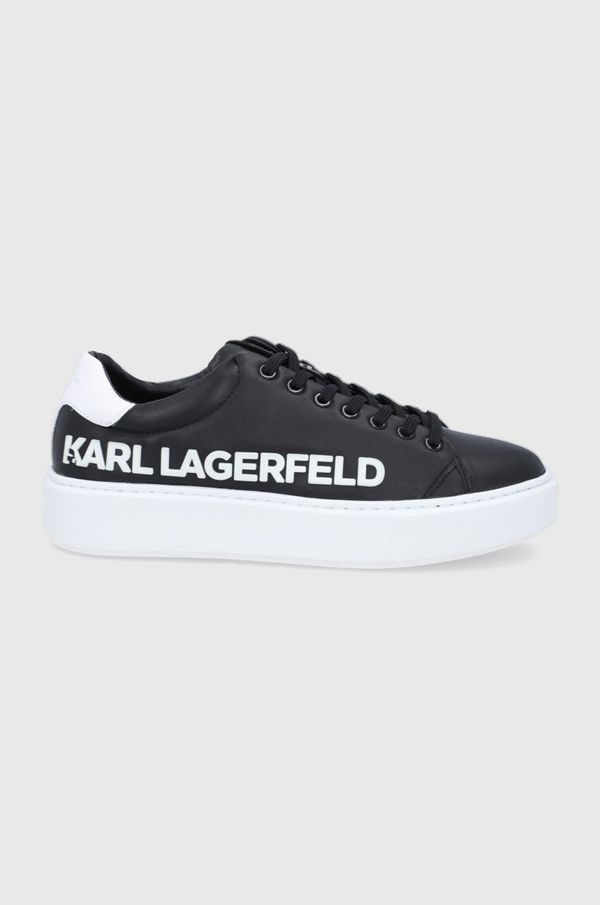 Karl Lagerfeld Usnjeni čevlji Karl Lagerfeld Maxi Kup KL52225