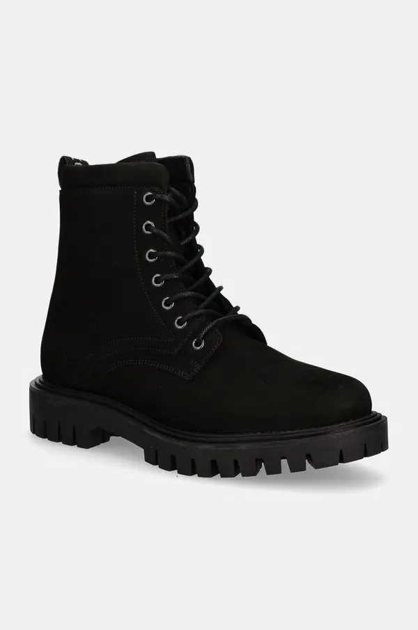Tommy Hilfiger Usnjeni čevlji Tommy Hilfiger CASUAL HILFIGER CHUNK Z NBK BOOT