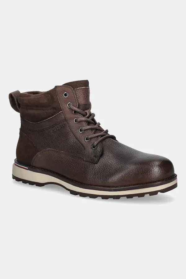 Tommy Hilfiger Usnjeni čevlji Tommy Hilfiger CORPORATE W LTH LACE BOOT