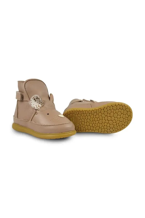 Donsje Usnjeni čevlji za dojenčka Donsje Dubu Exclusive Shoes Mouse