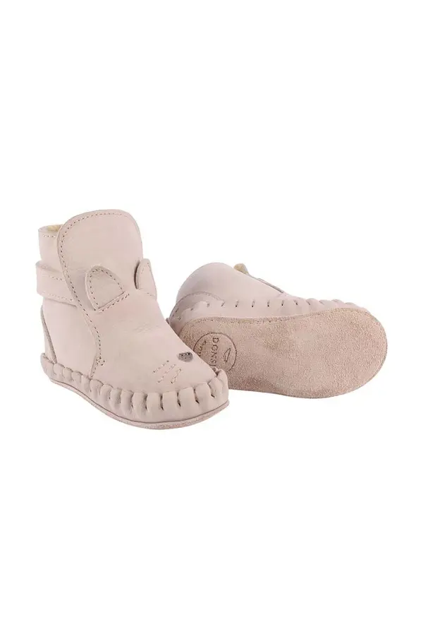 Donsje Usnjeni čevlji za dojenčka Donsje Kapi Classic Booties Cat
