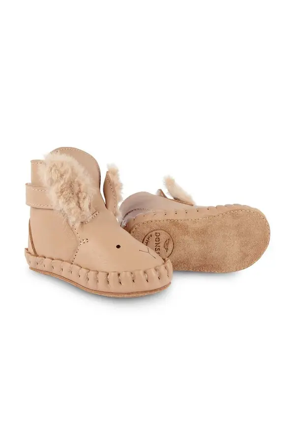 Donsje Usnjeni čevlji za dojenčka Donsje Kapi Exclusive Booties Fluffy Bunny