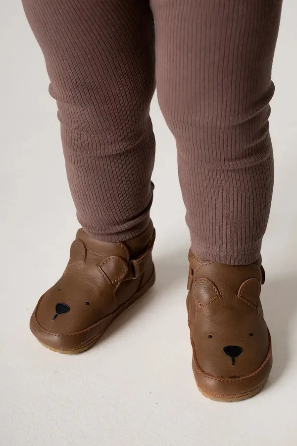 Donsje Usnjeni čevlji za dojenčka Donsje Morris Sneakers Bear