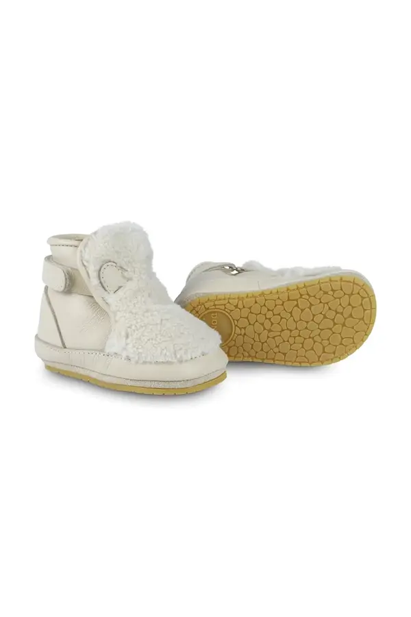 Donsje Usnjeni čevlji za dojenčka Donsje Richy Booties Polar Bear