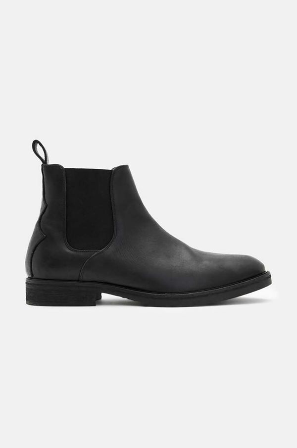 AllSaints Usnjeni chelsea AllSaints Creed Boot moški, črna barva, M040FB