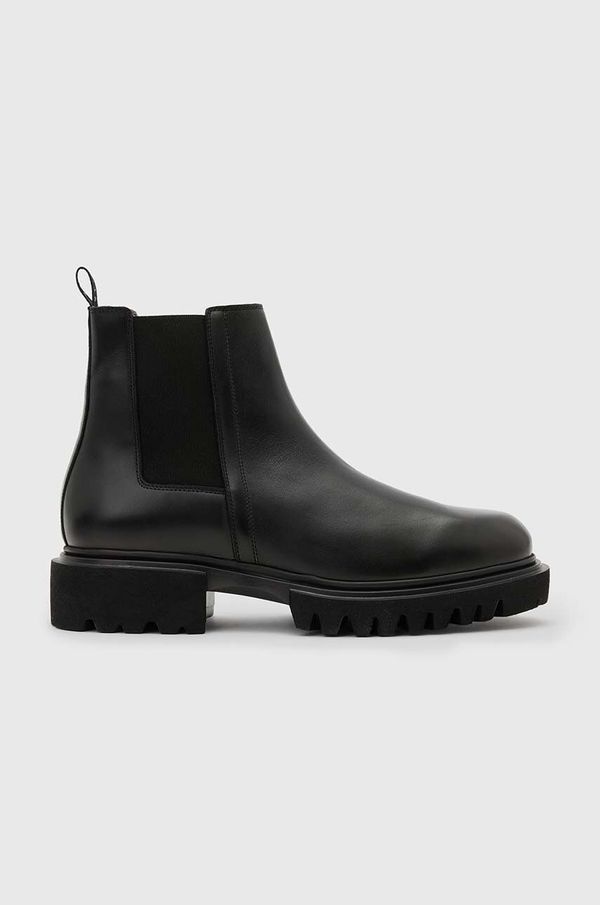 AllSaints Usnjeni chelsea AllSaints VINCE BOOT moški, črna barva, M050FB