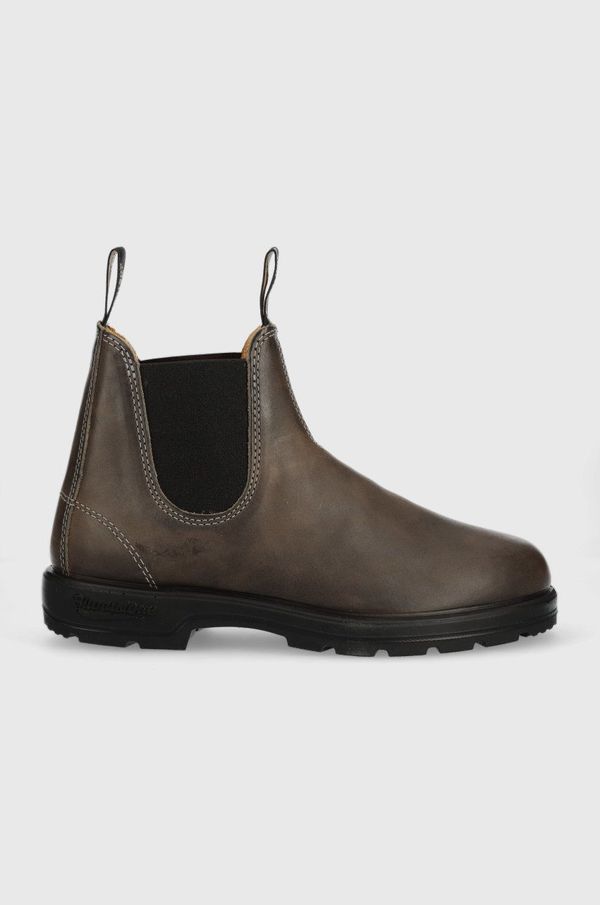 Blundstone Usnjeni chelsea Blundstone 1469 moški, siva barva