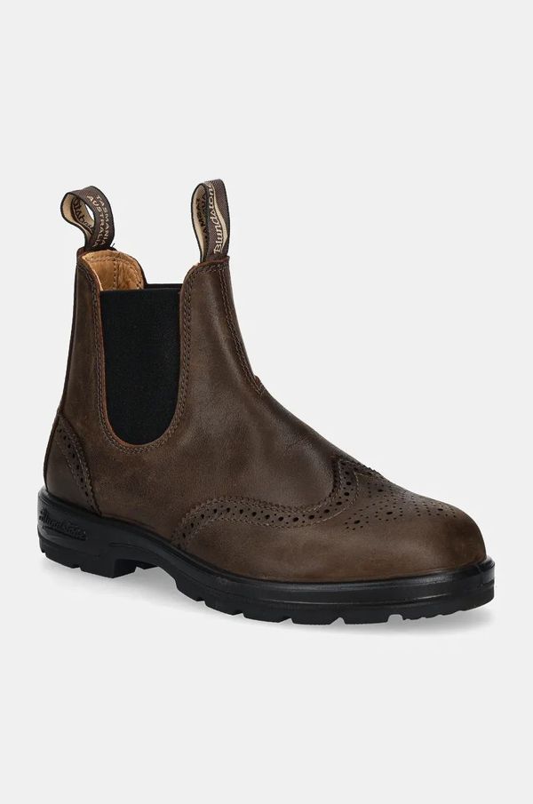 Blundstone Usnjeni chelsea Blundstone moški, rjava barva, 2444