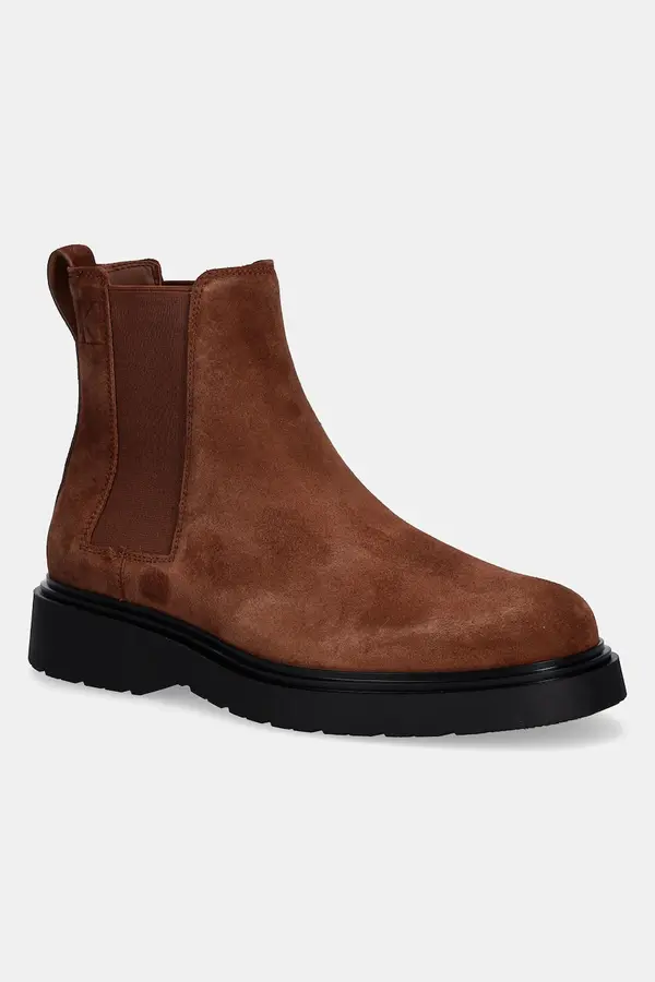 Calvin Klein Usnjeni chelsea Calvin Klein COMBAT ESS CHELSEA BOOT SU