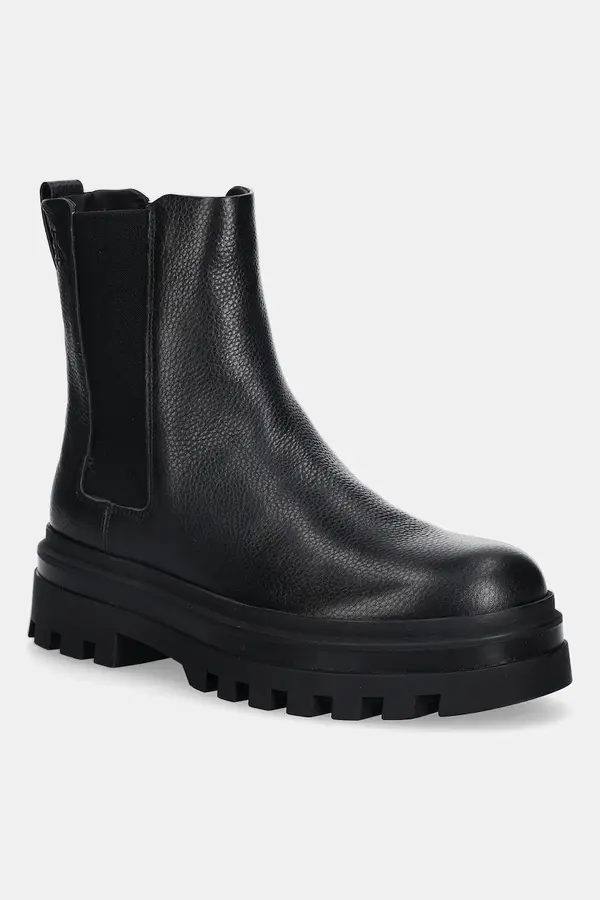 Calvin Klein Usnjeni chelsea Calvin Klein LUGGED CHELSEA BOOT HIGH LTH