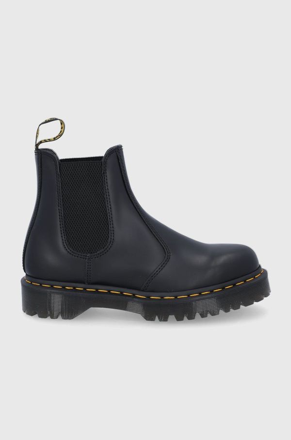 Dr. Martens Usnjeni chelsea Dr. Martens 2976 Bex ženski, črna barva