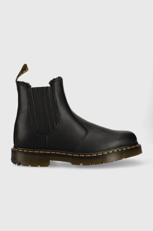 Dr. Martens Usnjeni chelsea Dr. Martens 2976 ženski, črna barva