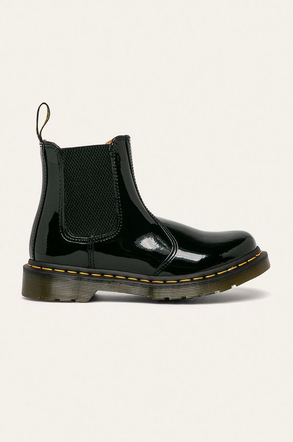 Dr. Martens Usnjeni chelsea Dr. Martens 2976 ženski, črna barva