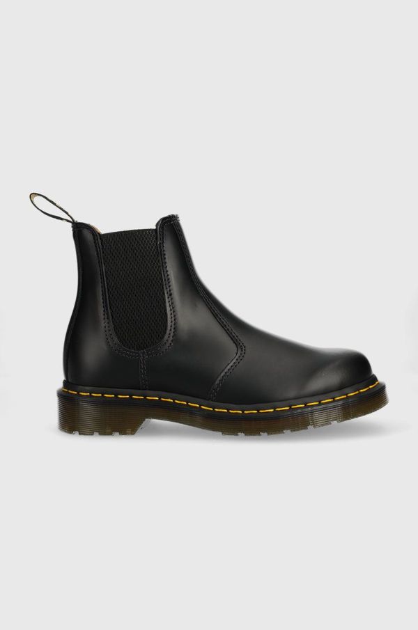 Dr. Martens Usnjeni chelsea Dr. Martens ženski, črna barva,