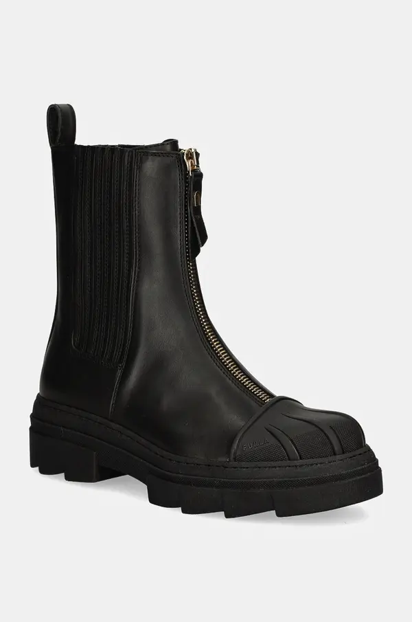 Furla Usnjeni chelsea Furla Gum Chelsea Boot