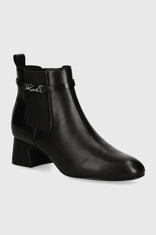 Karl Lagerfeld Usnjeni chelsea Karl Lagerfeld BONNIE