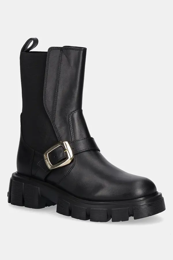 Love Moschino Usnjeni chelsea Love Moschino